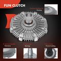 Radiator Fan Clutch for 2010 GMC Savana 4500