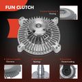 Engine Cooling Fan Clutch for 1982 Mercedes-Benz 380SEL