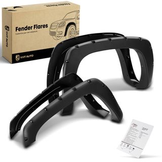 Front & Rear Pocket Fender Flares | Fleetside 6.5FT & 8FT Bed for Chevy Silverado 1500 99-07