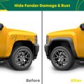 4 Pcs Front & Rear Factory Shiny Style Fender Flare for 2004 Dodge Ram 2500