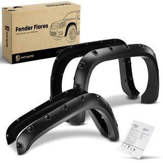 Front & Rear Pocket Shiny Fender Flares | 6.5FT & 8FT Bed for Dodge Ram 1500 2500 3500 94-01