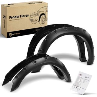 Front & Rear Pocket Shiny Fender Flares | Fleetside for Dodge Ram 2500 3500 10-17