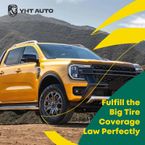 4 Pcs Front & Rear Pocket Style Fender Flare for Dodge Ram 1500 Ram 2500 3500