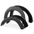 4 Pcs Front & Rear Pocket Style Textured Fender Flares for 2001 Ford F-250 Super Duty