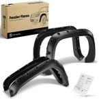 4 Pcs Front & Rear Pocket Style Fender Flare for Dodge Ram 1500 2500 3500 94-01