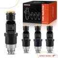 4 Pcs Black Fuel Injectors for 2011 Acura TSX