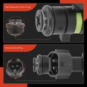 4 Pcs Black Fuel Injectors for Nissan Versa 2007-2012 Cube 2009-2014 NV200 Sentra