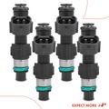 4 Pcs Black Fuel Injectors for 2011 Nissan Cube 1.8L l4