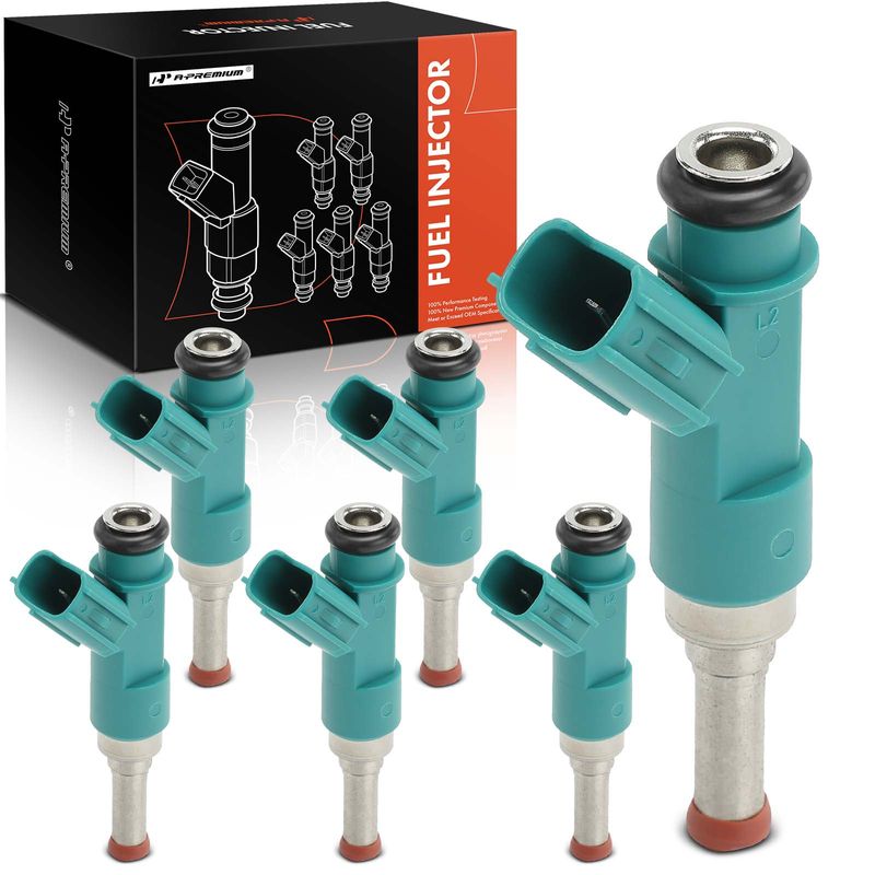 6 Pcs Fuel Injectors for Toyota Camry Avalon Sienna Lexus ES350 RX350 RX450h 3.5L