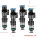 4 Pcs Fuel Injector for 2015 Fiat 500