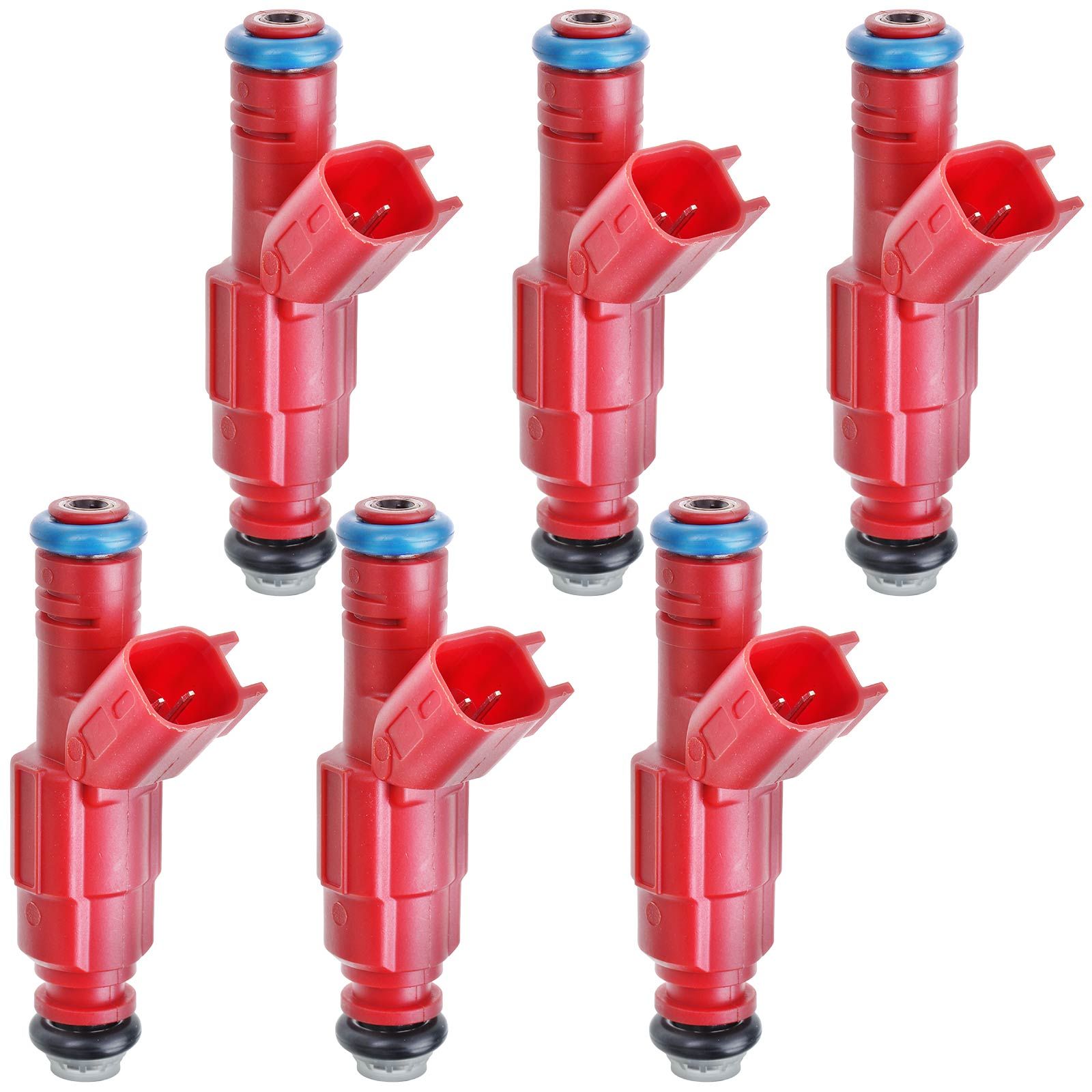 6 Pcs Fuel Injectors for Jeep WJ Grand Cherokee 9904 Cherokee Wrangler