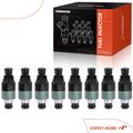 8 Pcs Black Fuel Injectors for 1996 GMC K2500 7.4L V8