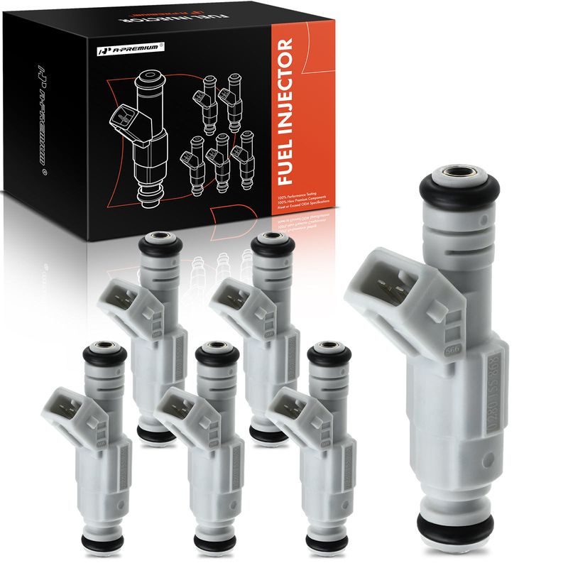 6 Pcs Fuel Injectors for 2002 Pontiac Grand Prix