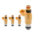 4 Pcs Yellow Fuel Injectors for 2000 Mitsubishi Galant