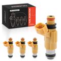 4 Pcs Yellow Fuel Injectors for 2000 Mitsubishi Galant