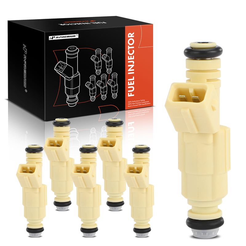 6 Pcs Fuel Injectors for 1999 Mazda B4000 4.0L V6