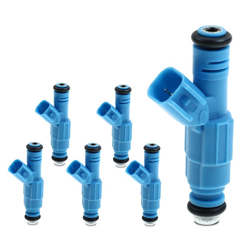 6 Pcs Fuel Injectors for Dodge Ram 1500 Jeep Liberty 20022003 V6 3.7L