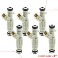 6 Pcs Fuel Injectors for 2001 Porsche Boxster 3.2L H6