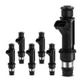 6 Pcs Black Fuel Injectors for Honda Passport 98-02 Acura SLX Isuzu Rodeo Trooper