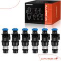 6 Pcs Black Fuel Injectors for 2005 Pontiac Montana