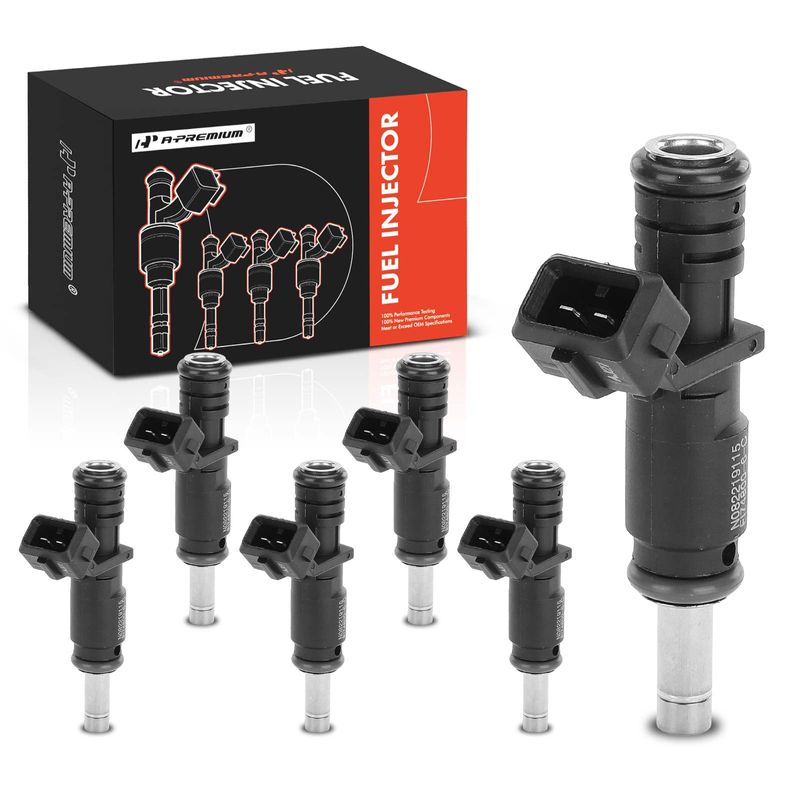 6 Pcs Fuel Injector for BMW 128i 323i 325i 328i 330i 525xi 528i 530i X3