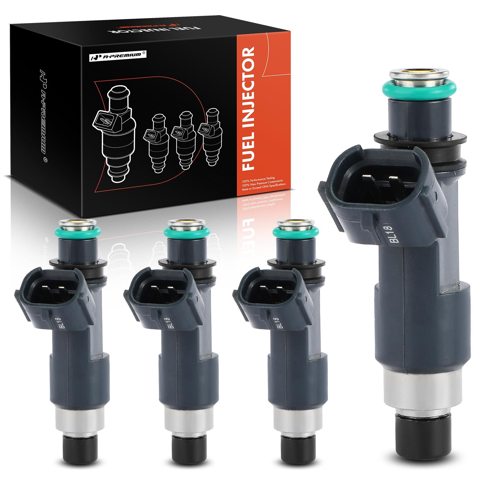 4 Pcs Fuel Injectors for 2011 Mitsubishi Galant 2.4L l4