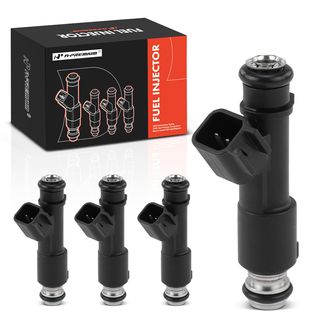 4 Pcs Black Fuel Injectors for Chevrolet Colorado GMC Canyon 2008 Isuzu i-280 2006