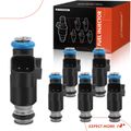 6 Pcs Black Fuel Injectors for 2007 Saturn Relay