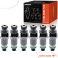 6 Pcs Fuel Injectors for 2011 Acura TSX 3.5L V6