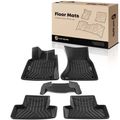 5 Pcs Front & Rear Black Floor Mats Liners for 2016 Audi SQ5