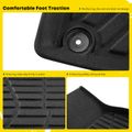 5 Pcs Front & Rear Black Floor Mats Liners for 2016 Audi SQ5