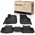 3 Pcs Front & Rear Black Floor Mats Liners for 2020 Audi Q8