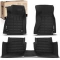 3 Pcs Front & Rear Black Floor Mats Liners for Audi S5 2008-2016 A5 2010-2014 RS5