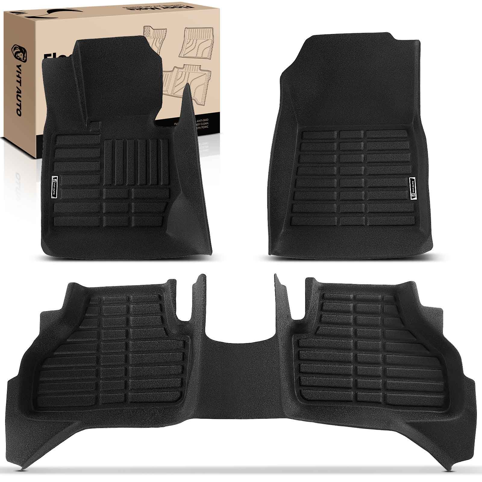 3 Pcs Front & Rear Black Floor Mats Liners for 2013 BMW X3