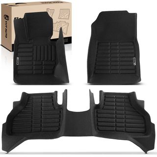 3 Pcs Front & Rear Black Floor Mats Liners for BMW X3 F25 2011-2017