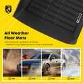 3 Pcs Front & Rear Black Floor Mats Liners for 2013 BMW X3