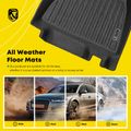 3 Pcs Front & Rear Black Floor Mats Liners for 2020 BMW X5