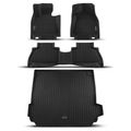 4 Pcs Front & Rear & Trunk Black Floor Mats Liners for 2024 BMW X5