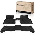 2 Pcs Front & Rear Black Floor Mats Liners for 2023 BMW iX xDrive40