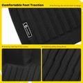 2 Pcs Front & Rear Black Floor Mats Liners for 2023 BMW iX xDrive40