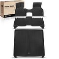 3 Pcs Front & Rear Black Floor Mats Trunk Cargo Liners for 2024 BMW iX3