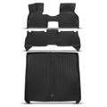 3 Pcs Front & Rear Black Floor Mats Trunk Cargo Liners for 2024 BMW iX3