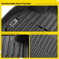 2 Pcs Front & 1 Pc Rear Black Floor Mats Liners for 2024 BMW X1