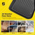 2 Pcs Front & 1 Pc Rear Black Floor Mats Liners for 2024 BMW X1