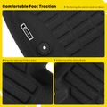 4 Pcs Front & Rear & Trunk Black Floor Mats Liners for 2013 Buick Encore