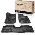 3 Pcs Front & Rear Black TPE textured Floor Mats Liners for 2017 Buick Envision