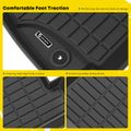 3 Pcs Front & Rear Black TPE textured Floor Mats Liners for 2014 Buick Encore