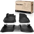 3 Pcs Front & Rear Black Floor Mats Liners for 2021 Cadillac XT4