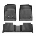 3 Pcs Front & Rear Black Floor Mats Liners for 2018 Chevrolet Colorado