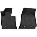 2 Pcs Front Black Floor Mats Liners for 2017 Chevrolet Corvette